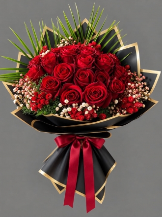 Boutigue Kırmızı Gül Buketi