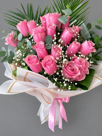 Pembe Gül Buketi